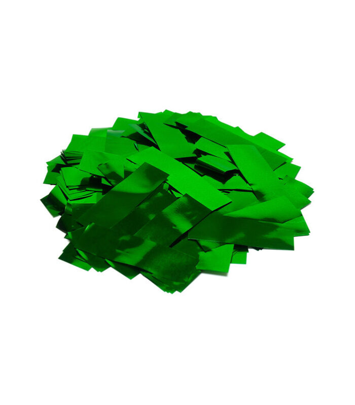 TCM FX - Metallic Konfetti Téglalapok 55x17mm - Zöld - 1 kg